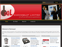 Tablet Screenshot of chemoquip.com